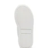 Kinder-Sneaker aus Leder mit doppeltem Logo