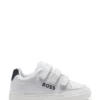 Kinder-Sneaker aus Leder mit Logo-Prints Kinder-Sneaker aus Leder mit Logo-Prints