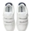 Kinder-Sneaker aus Leder mit Logo-Prints Kinder-Sneaker aus Leder mit Logo-Prints