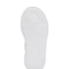 Kinder-Sneaker aus Leder mit perforiertem Logo