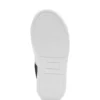 Kinder-Sneaker mit Logo-Riemen aus Canvas und Leder Kinder-Sneaker mit Logo-Riemen aus Canvas und Leder