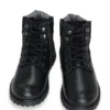 Kinder-Stiefel aus Leder mit Futter aus Kunstlammfell