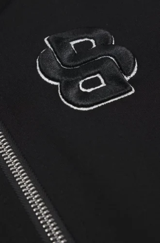 Kinder-Strickjacke mit Reißverschluss und Double-B-Monogramm