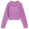 Kinder-Strickpullover mit gestapeltem Logo