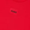 Kinder-Sweatshirt aus Baumwollmischung mit rotem Logo-Label