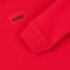 Kinder-Sweatshirt aus Baumwollmischung mit rotem Logo-Label