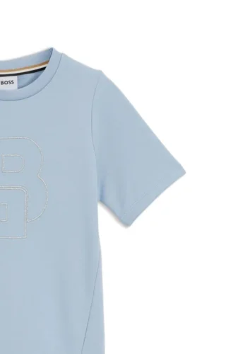 Kinder-Sweatshirt-Kleid mit gesticktem Double-B-Monogramm