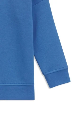 Kinder-Sweatshirt mit Kontrastlogo aus Baumwollmischung