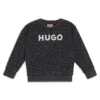 Kinder-Sweatshirt mit Leopardenmuster und Reißverschluss hinten Kinder-Sweatshirt mit Leopardenmuster und Reißverschluss hinten