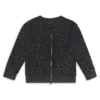 Kinder-Sweatshirt mit Leopardenmuster und Reißverschluss hinten Kinder-Sweatshirt mit Leopardenmuster und Reißverschluss hinten