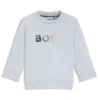 Kinder-Sweatshirt mit Logo aus Baumwollmisch-Frottee Kinder-Sweatshirt mit Logo aus Baumwollmisch-Frottee