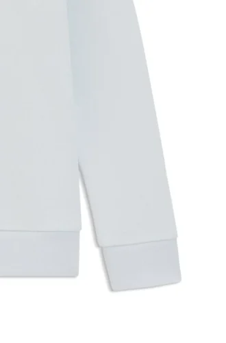 Kinder-Sweatshirt mit Logo-Motiv aus einer Baumwollmischung