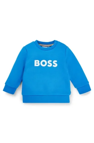 Kinder-Sweatshirt mit Logo-Print