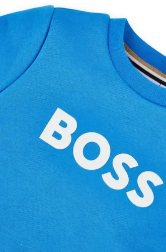Kinder-Sweatshirt mit Logo-Print