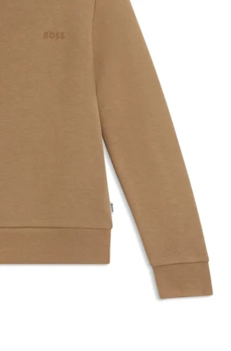 Kinder-Sweatshirt mit Logo-Print aus Baumwollmischung