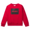 Kinder-Sweatshirt mit quadratischem Logo-Print Kinder-Sweatshirt mit quadratischem Logo-Print