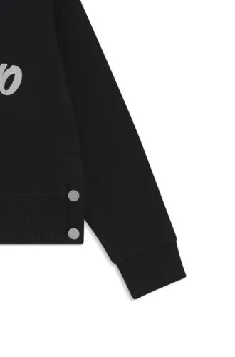 Kinder-Sweatshirt mit Schriftzug-Logo aus Baumwollmischung
