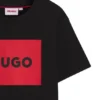 Kinder-T-Shirt aus Baumwolle in Regular-Fit mit rotem Logo Kinder-T-Shirt aus Baumwolle in Regular-Fit mit rotem Logo