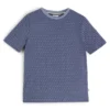 Kinder-T-Shirt aus Baumwolle mit durchgehendem Monogramm-Print Kinder-T-Shirt aus Baumwolle mit durchgehendem Monogramm-Print