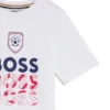 Kinder-T-Shirt aus Baumwolle mit Fußballmotiv