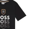 Kinder-T-Shirt aus Baumwolle mit Fußballmotiv