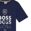 Kinder-T-Shirt aus Baumwolle mit Fußballmotiv Kinder-T-Shirt aus Baumwolle mit Fußballmotiv