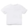 Kinder-T-Shirt aus Baumwolle mit gestapeltem Blumenlogo-Print