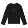 Kinder-T-Shirt aus Baumwolle mit geteiltem Logo Kinder-T-Shirt aus Baumwolle mit geteiltem Logo