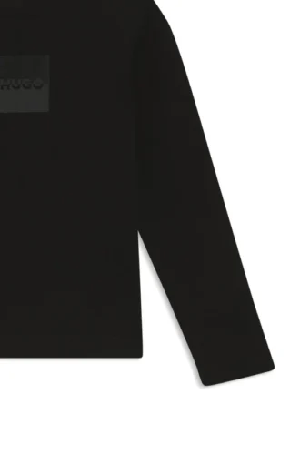 Kinder-T-Shirt aus Baumwolle mit geteiltem Logo
