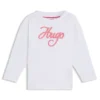Kinder-T-Shirt aus Baumwolle mit Glitzer-Logo Kinder-T-Shirt aus Baumwolle mit Glitzer-Logo