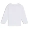 Kinder-T-Shirt aus Baumwolle mit Glitzer-Logo Kinder-T-Shirt aus Baumwolle mit Glitzer-Logo