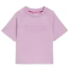 Kinder-T-Shirt aus Baumwolle mit Logo-Detail