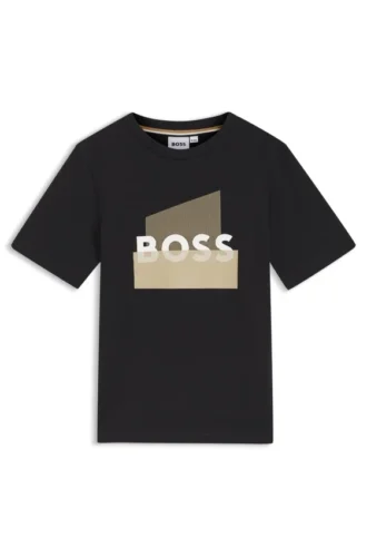 Kinder-T-Shirt aus Baumwolle mit Logo-Grafik