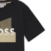 Kinder-T-Shirt aus Baumwolle mit Logo-Grafik Kinder-T-Shirt aus Baumwolle mit Logo-Grafik
