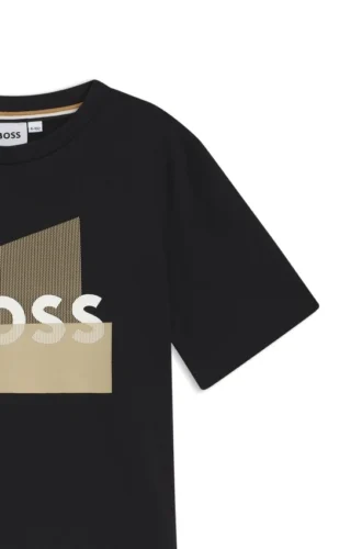 Kinder-T-Shirt aus Baumwolle mit Logo-Grafik