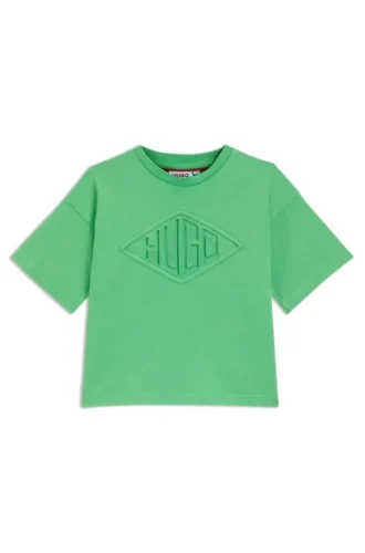 Kinder-T-Shirt aus Baumwolle mit Logo-Motiv
