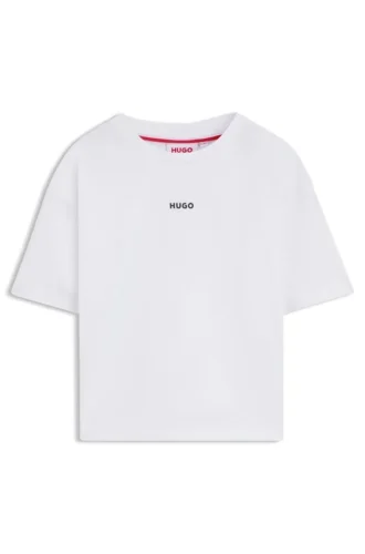 Kinder-T-Shirt aus Baumwolle mit Logo-Print