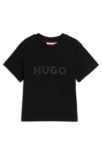 Kinder-T-Shirt aus Baumwolle mit Logo-Print
