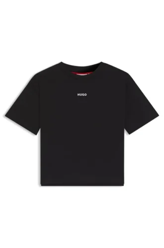 Kinder-T-Shirt aus Baumwolle mit Logo-Print