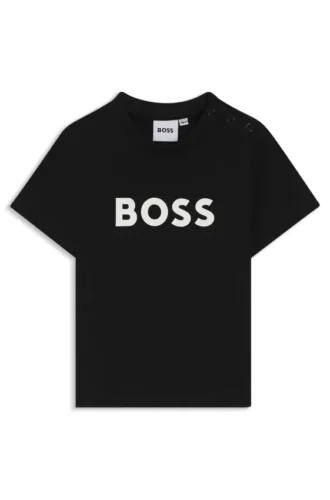 Kinder-T-Shirt aus Baumwolle mit Logo-Print