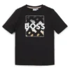 Kinder-T-Shirt aus Baumwolle mit Monogrammen und Logo-Print Kinder-T-Shirt aus Baumwolle mit Monogrammen und Logo-Print