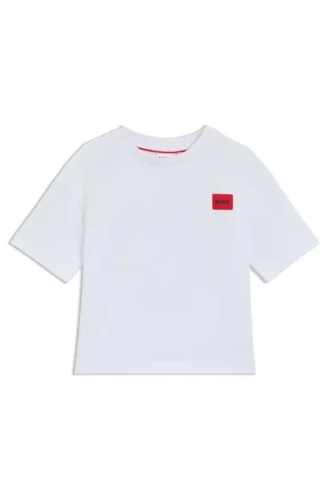 Kinder-T-Shirt aus Baumwolle mit Motiv auf der Rückseite