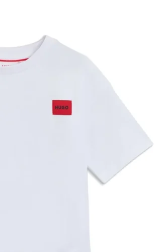 Kinder-T-Shirt aus Baumwolle mit Motiv auf der Rückseite