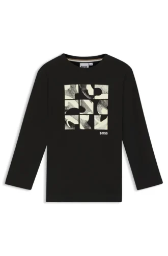 Kinder-T-Shirt aus Baumwolljersey mit Druckmotiv