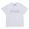 Kinder-T-Shirt aus Baumwolljersey mit geprägtem Logo-Print Kinder-T-Shirt aus Baumwolljersey mit geprägtem Logo-Print
