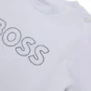 Kinder-T-Shirt aus Baumwolljersey mit geprägtem Logo-Print Kinder-T-Shirt aus Baumwolljersey mit geprägtem Logo-Print