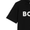 Kinder-T-Shirt aus Baumwolljersey mit Kontrastlogo Kinder-T-Shirt aus Baumwolljersey mit Kontrastlogo