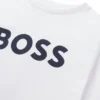 Kinder-T-Shirt aus Baumwolljersey mit Kontrastlogo