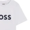 Kinder-T-Shirt aus Baumwolljersey mit Kontrastlogo