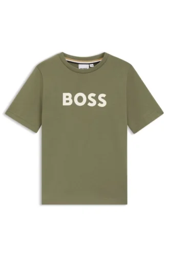 Kinder-T-Shirt aus Baumwolljersey mit Logo-Print
